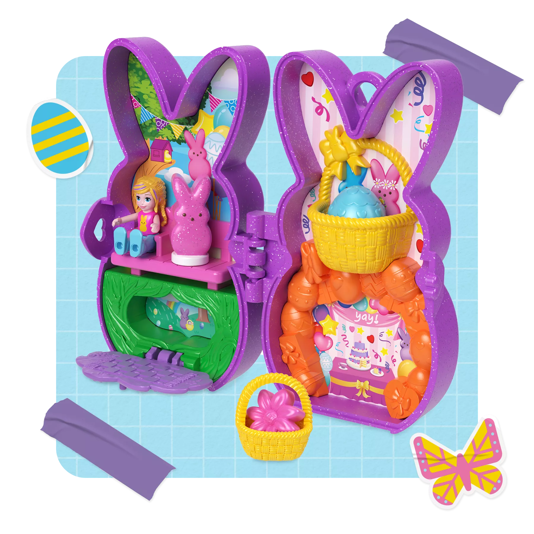 PEEPS<sup>®</sup> X Polly Pocket bunny toy