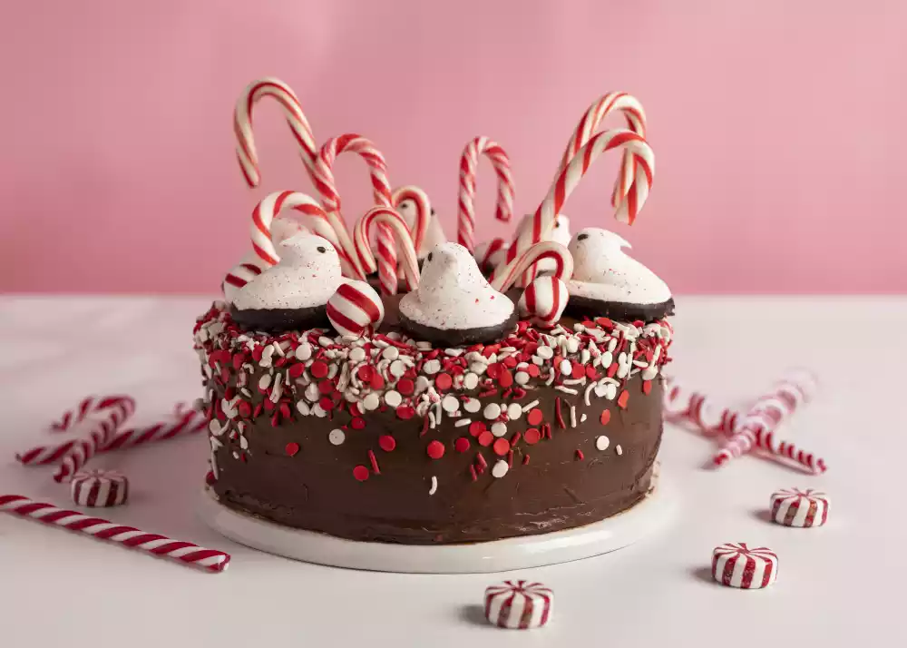 PEEPS® Candy Cane Red Velvet Cake