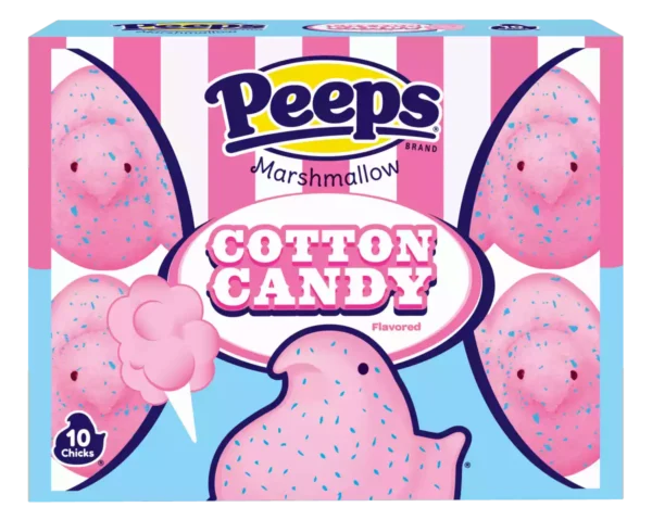 10 Ct Cotton Candy Flavored PEEPS